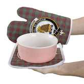 MacGregor Hunting Ancient Tartan Crest Oven Mitt And Pot Holder (2 Oven Mitts + 1 Pot Holder)